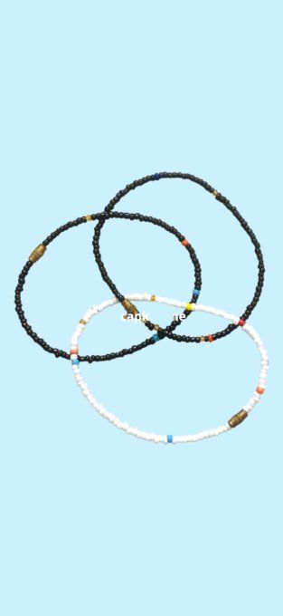 Lot de bijoux en perles - Icone