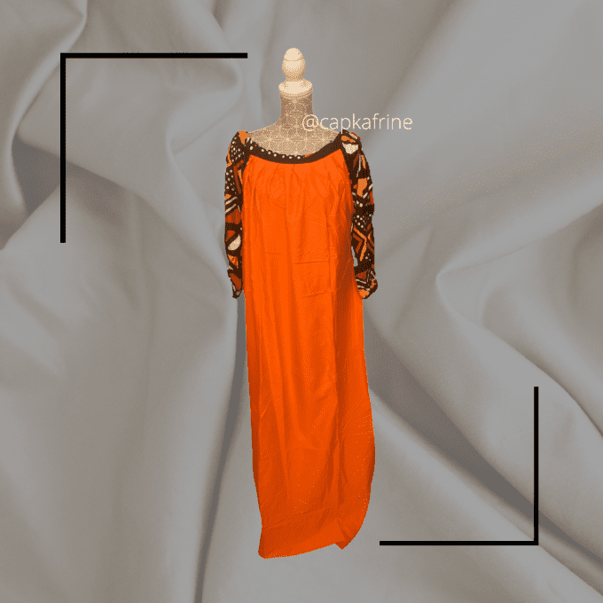 Robe longue Orange