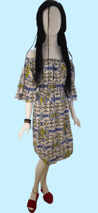 Robe mi-longue Mer